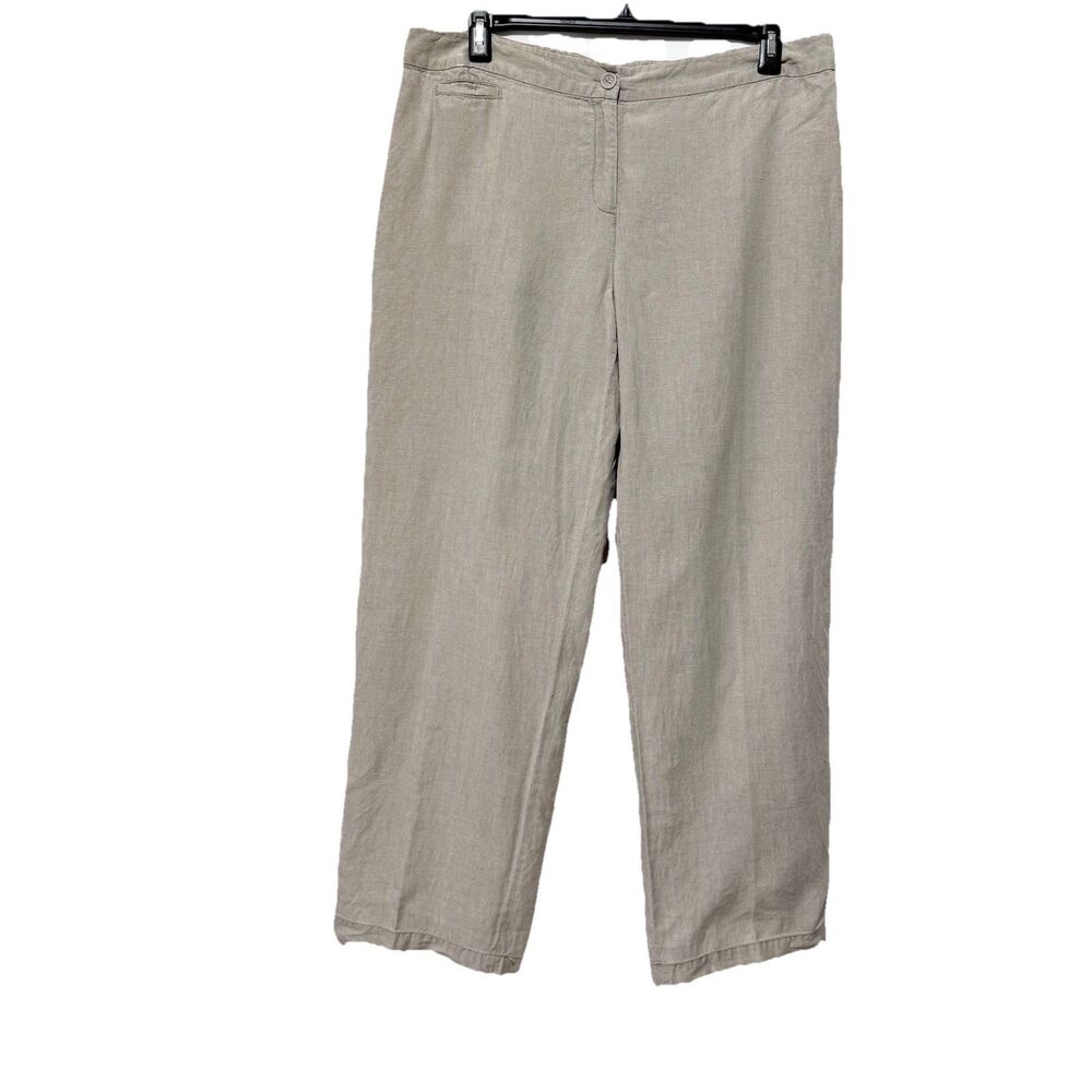 Eileen Fisher 100% Linen Pants XL